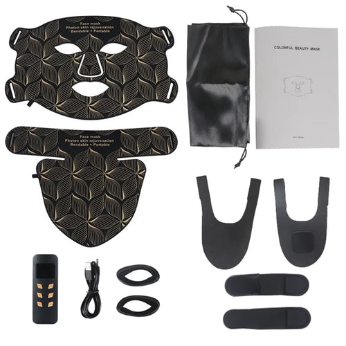 GlowSkin LED Pro Mask – 8-Color Light Therapy for Anti-Aging, Acne & Firm Brighter Skin